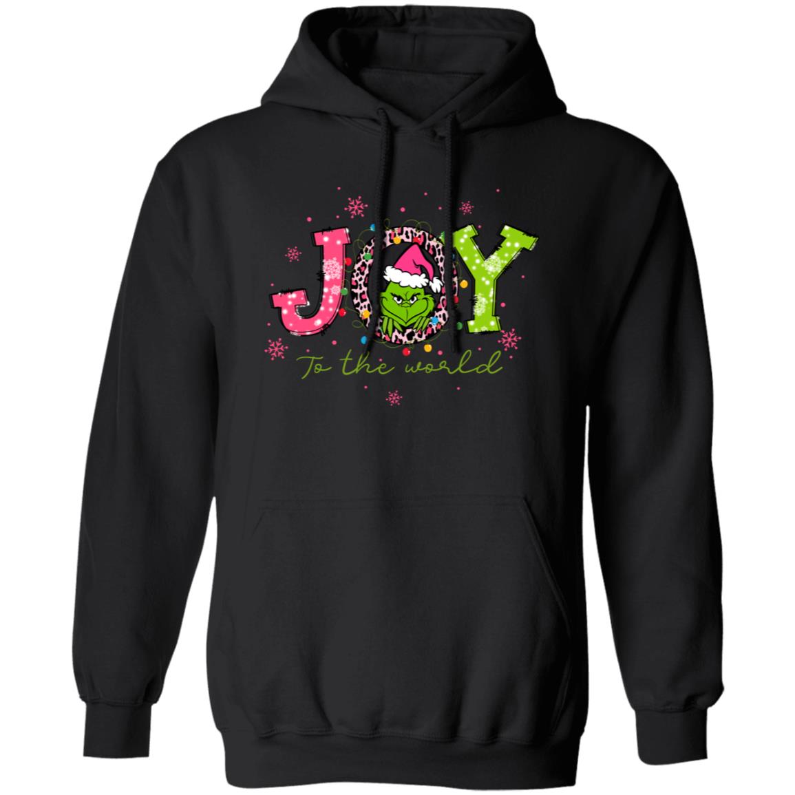 Pink Grinch Joy to the World | Hoodie or Crewneck