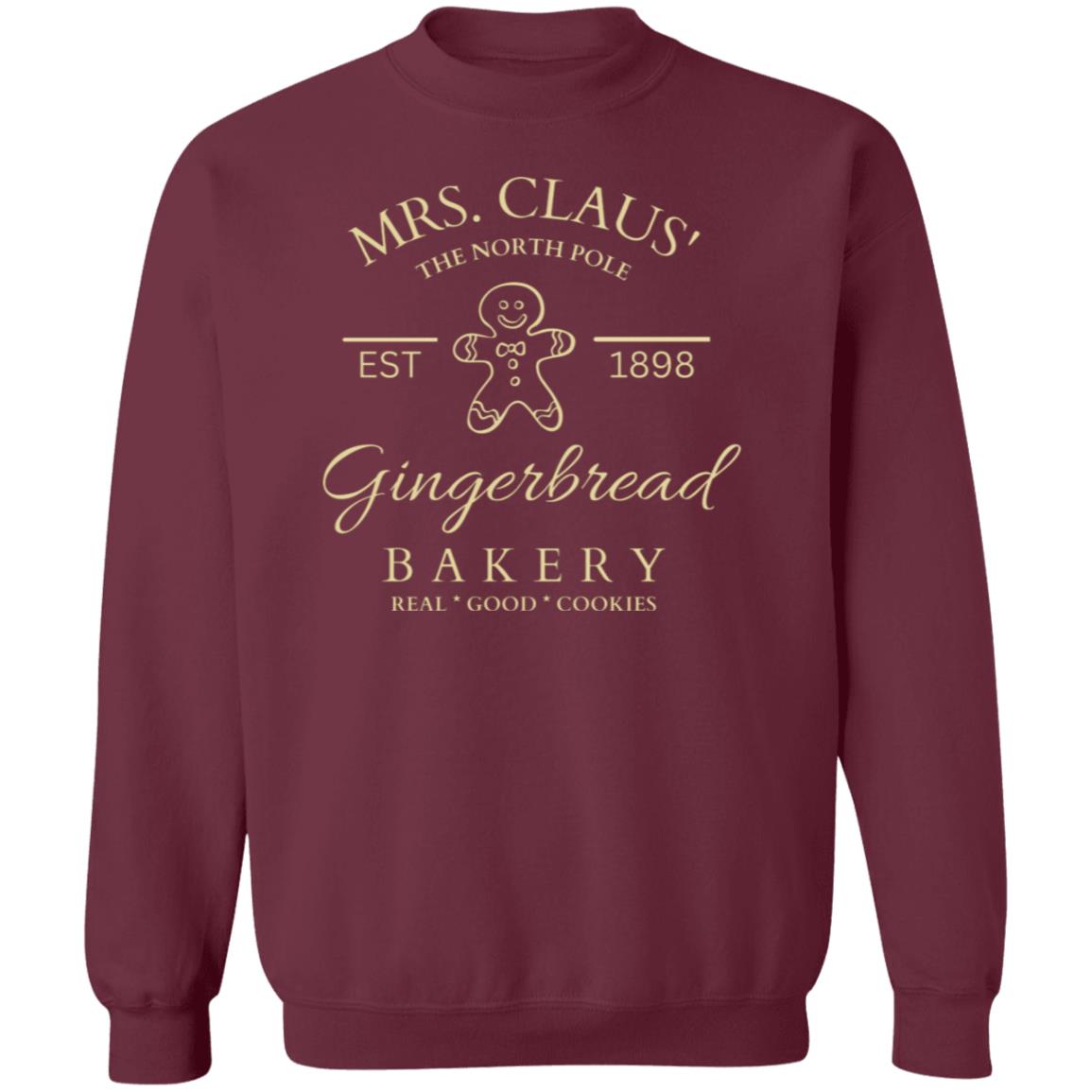 Mrs Claus' Gingerbreak Bakery - Unisex Crew Sweatshirt