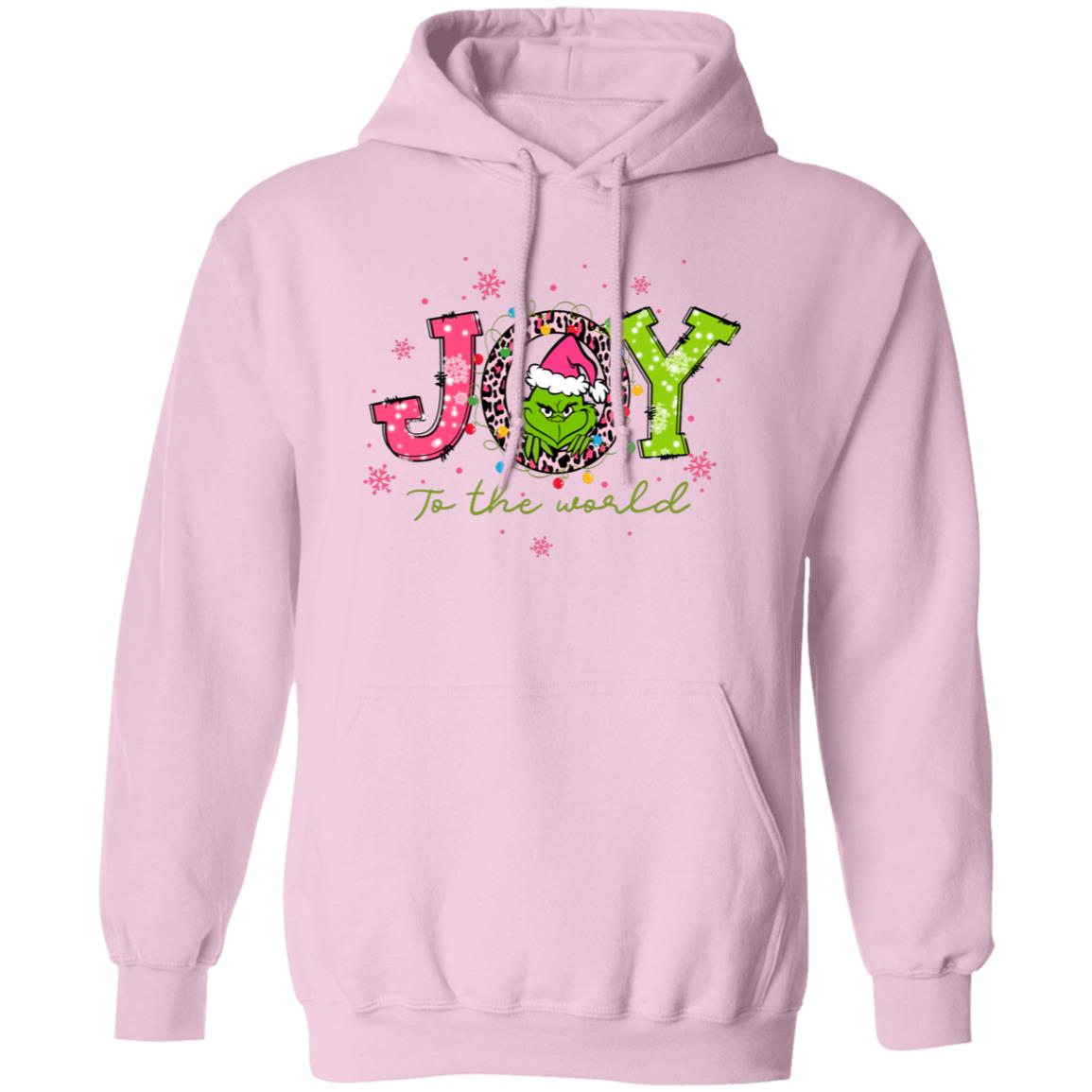 Pink Grinch Joy to the World | Hoodie or Crewneck