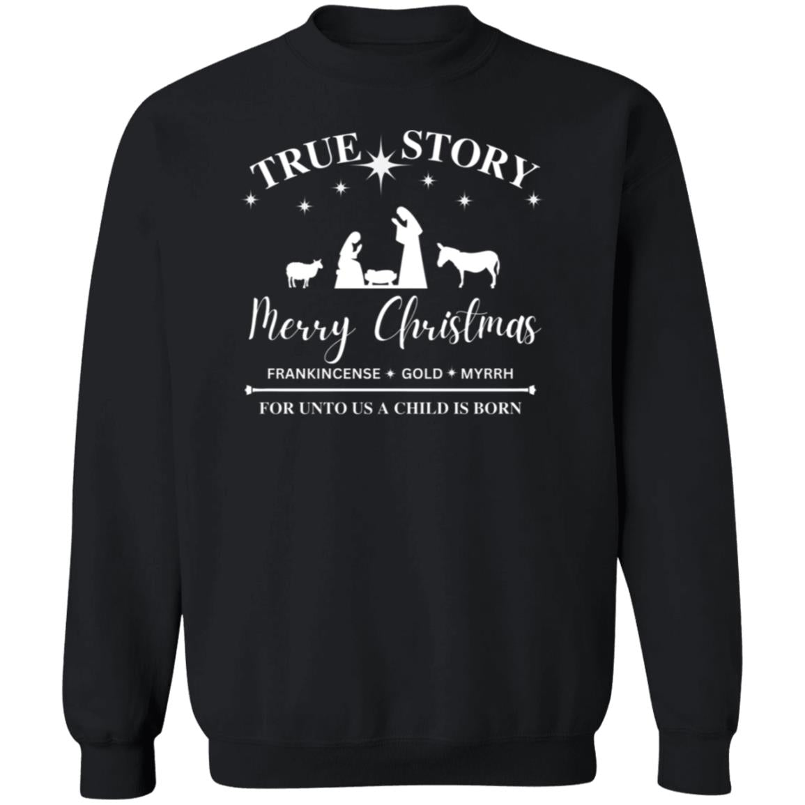 True Story - Christmas Nativity | Unisex Heavy Blend™ Crewneck Sweatshirt