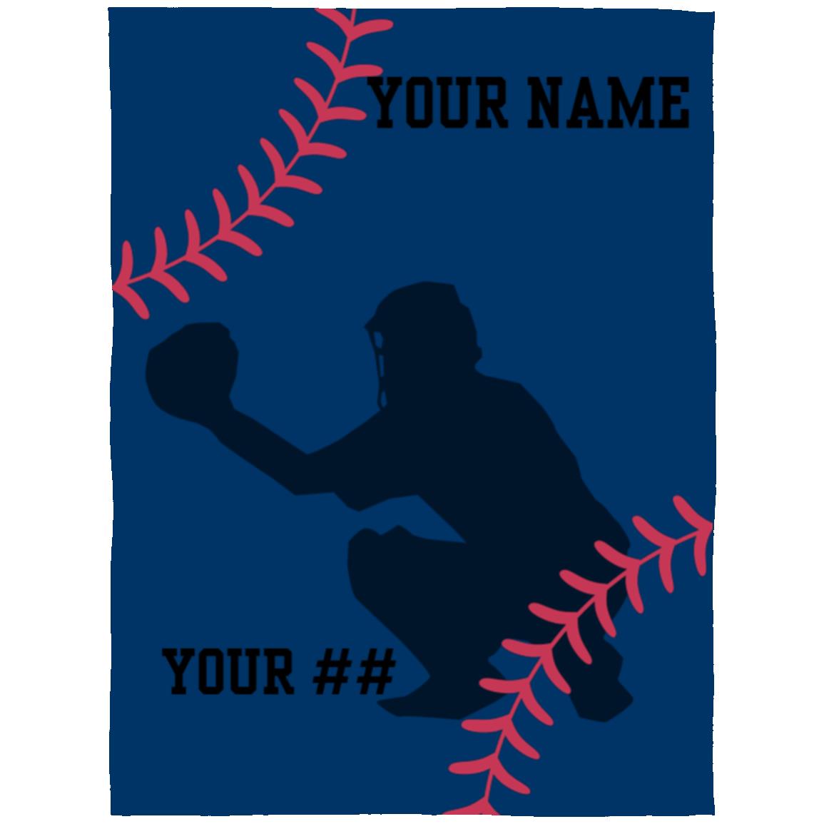 Baseball Catcher | Arctic Fleece Blanket 60x80