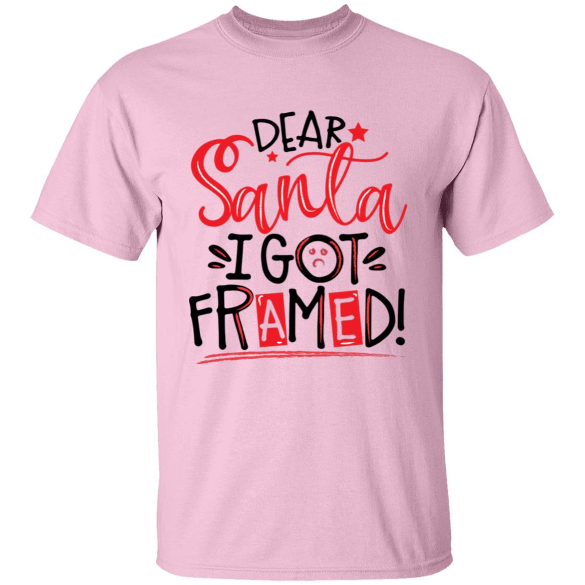 Dear Santa I Got Framed Christmas T-Shirt (Toddler & Youth)