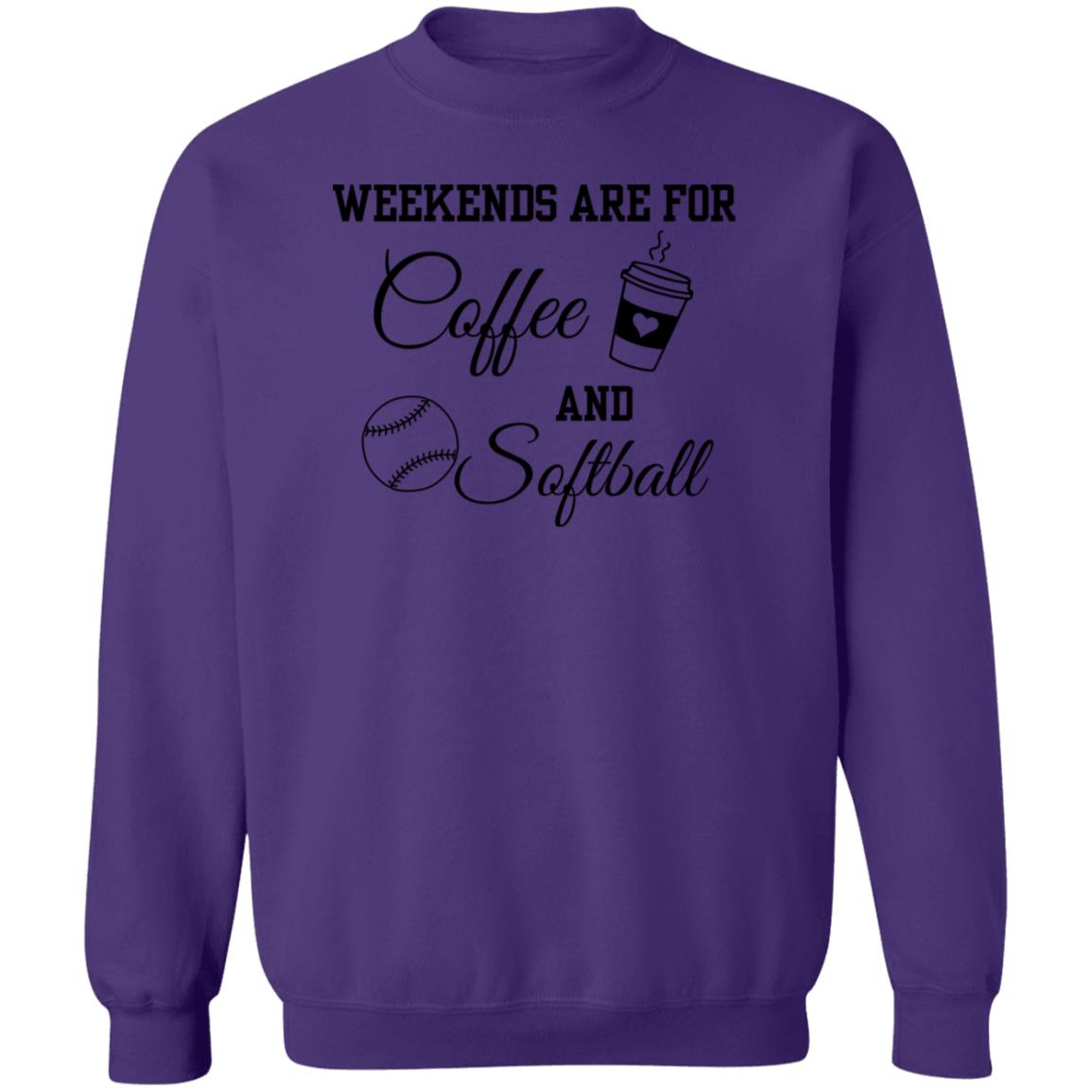 Coffee and Softball | Crewneck |Sweatshirt