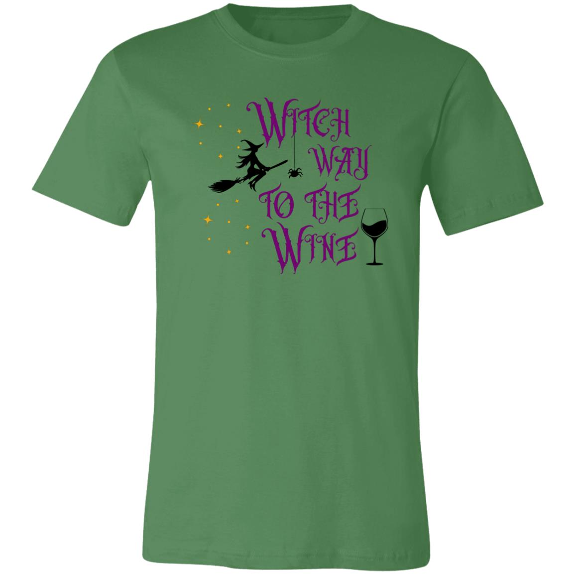 Witch Way to the Wine | Unisex Jersey Short-Sleeve T-Shirt