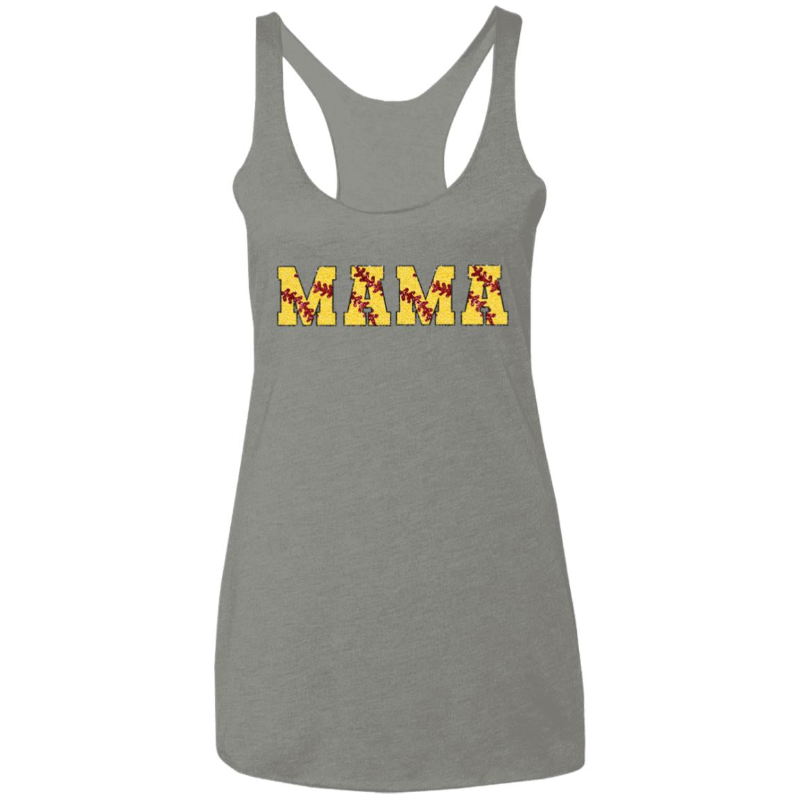 Mama | Ladies' Triblend Racerback Tank