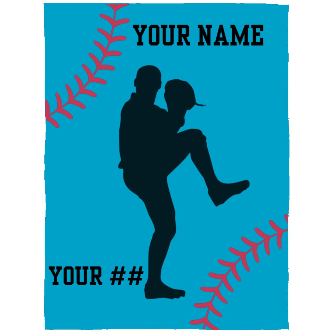 Baseball Pitcher Blanket | Arctic Fleece Blanket 60x80