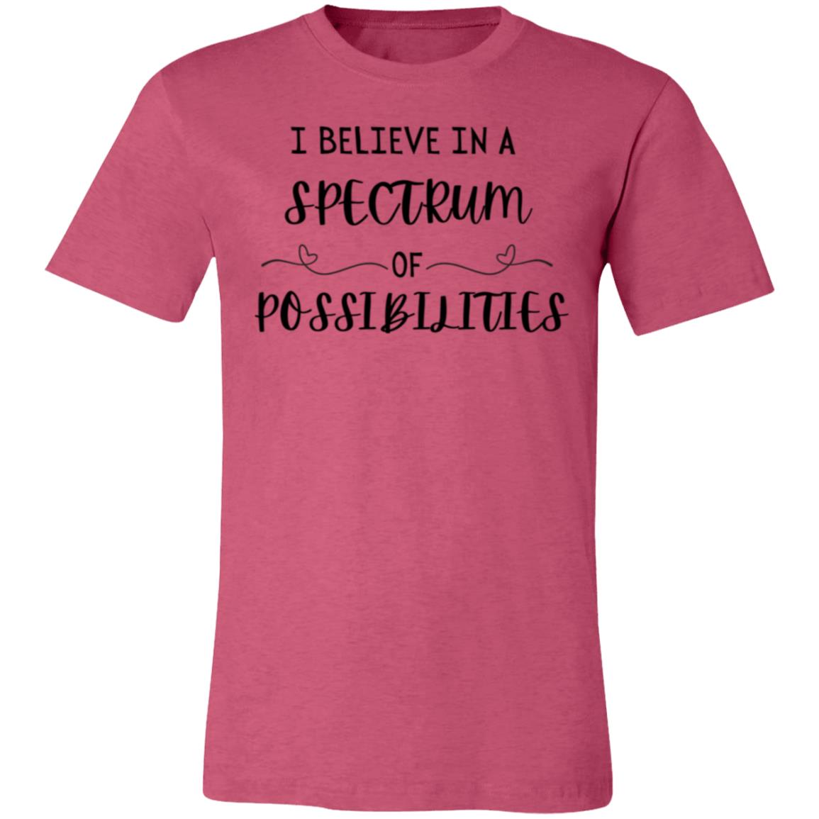 SPECTRUM OF POSSIBILITES | Unisex Jersey Short-Sleeve T-Shirt