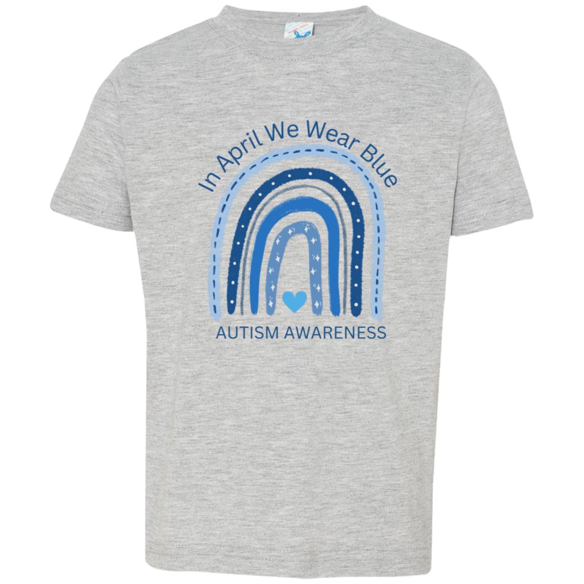 In April We Wear Blue |Toddler Jersey T-Shirt