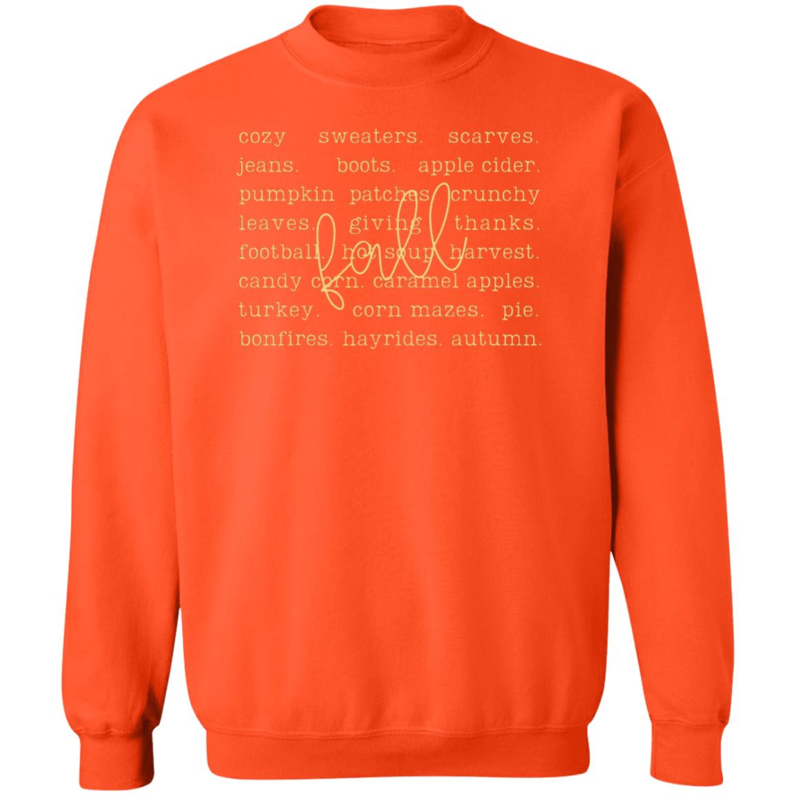 Fall Favorite Things | Crewneck Pullover Sweatshirt