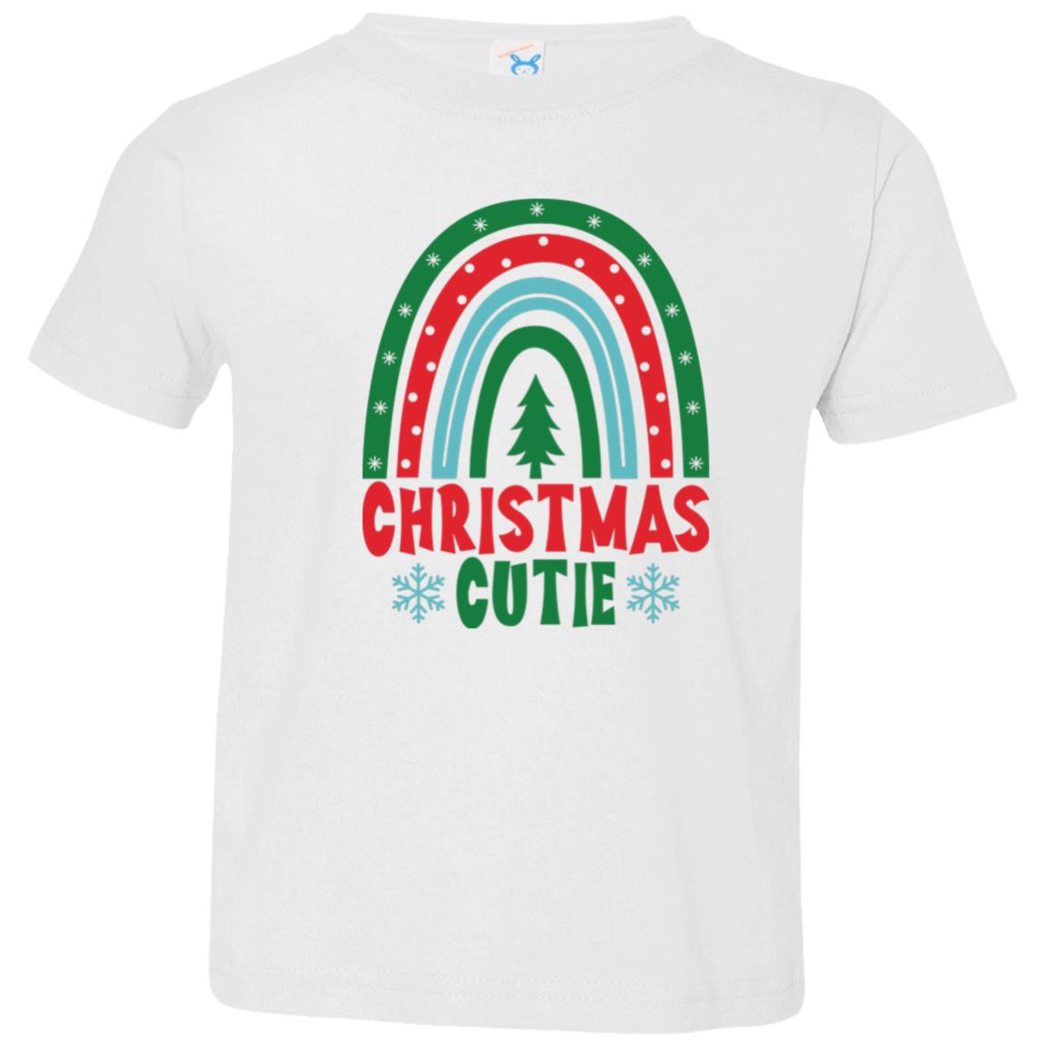 Christmas Cutie | Toddler Jersey T-Shirt