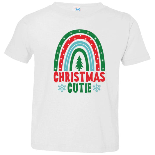 Christmas Cutie | Toddler Jersey T-Shirt