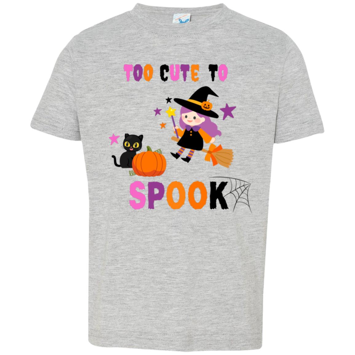 Too Cute To Spook | Toddler Jersey T-Shirt