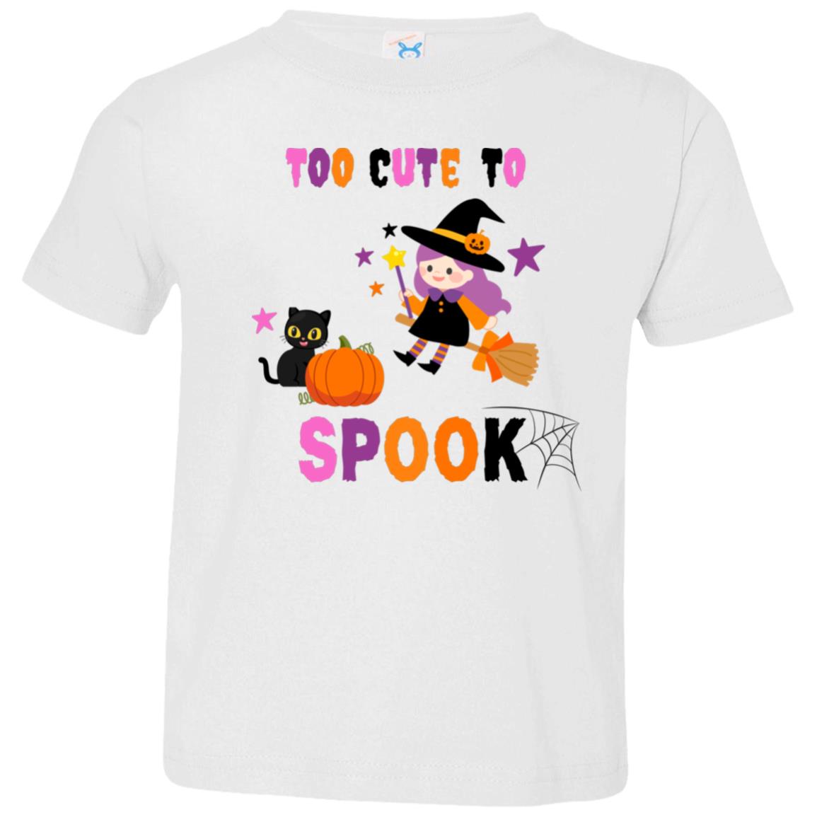 Too Cute To Spook | Toddler Jersey T-Shirt