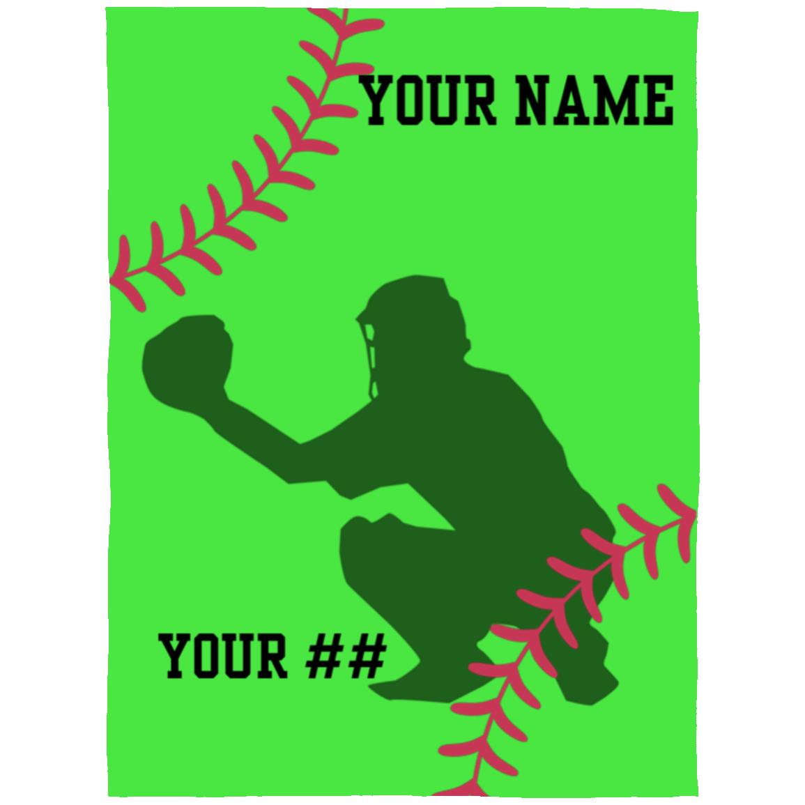 Baseball Catcher | Arctic Fleece Blanket 60x80