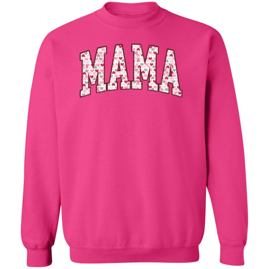 Valentine's Day Mama | Crewneck Pullover Sweatshirt