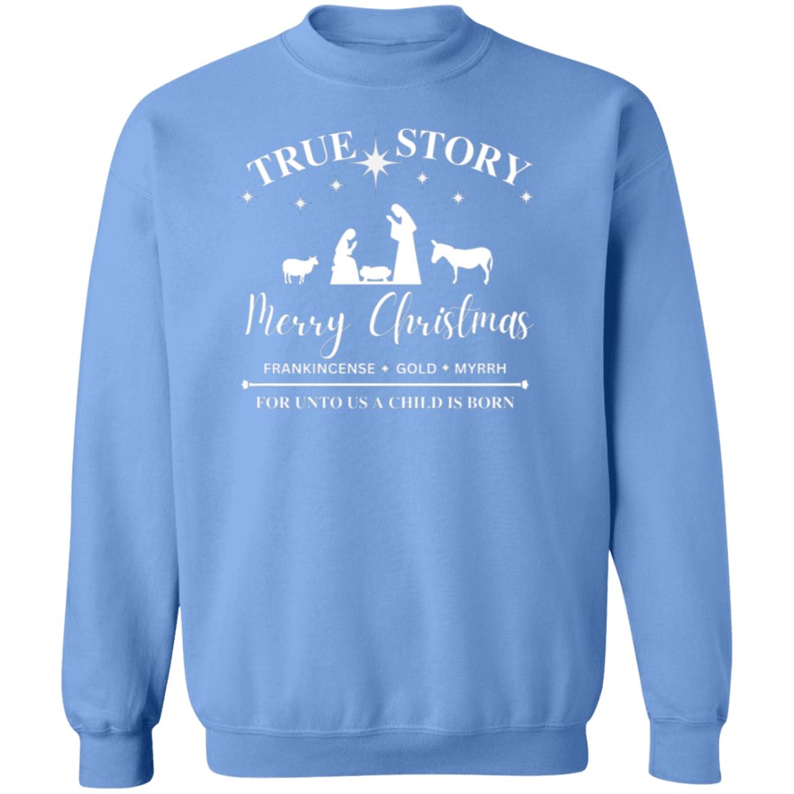 True Story - Christmas Nativity | Unisex Heavy Blend™ Crewneck Sweatshirt