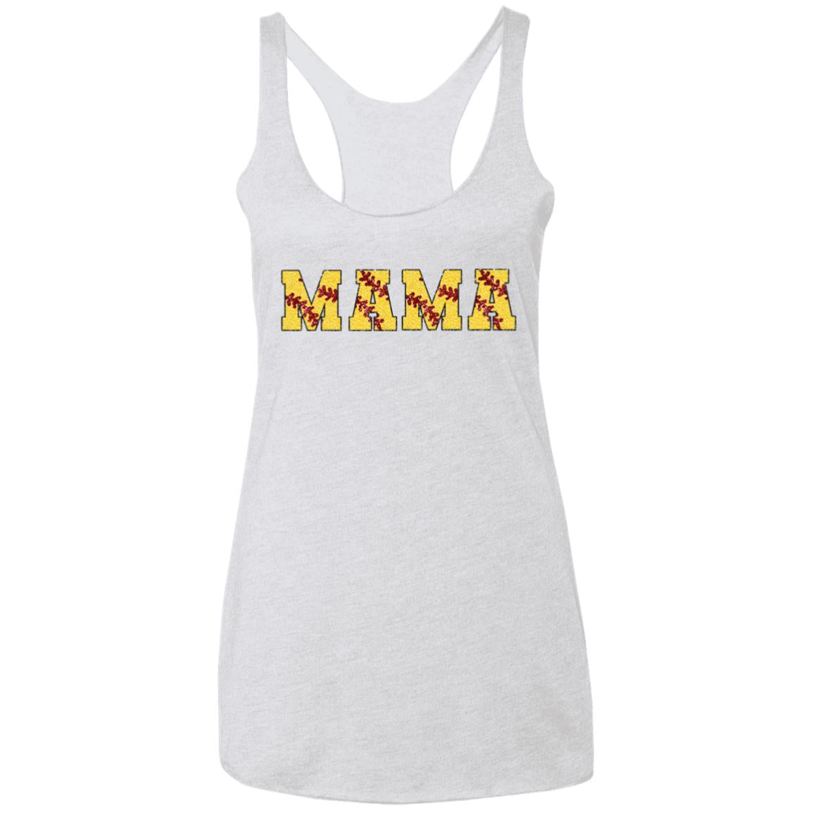 Mama | Ladies' Triblend Racerback Tank