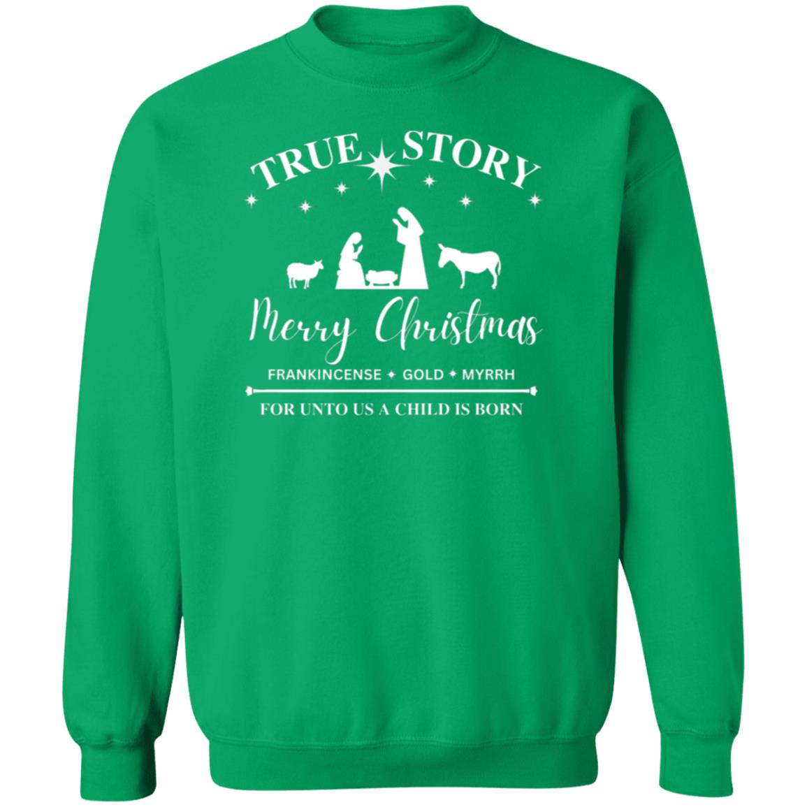 True Story - Christmas Nativity | Unisex Heavy Blend™ Crewneck Sweatshirt