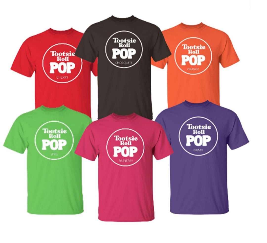 Tootsie Roll Pop Family T-Shirts | Adult Unisex T-Shirt