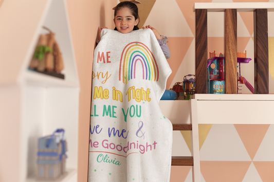 Kids "Bedtime Stories & Love" Collection [Blanket | Pillow | Canvas]