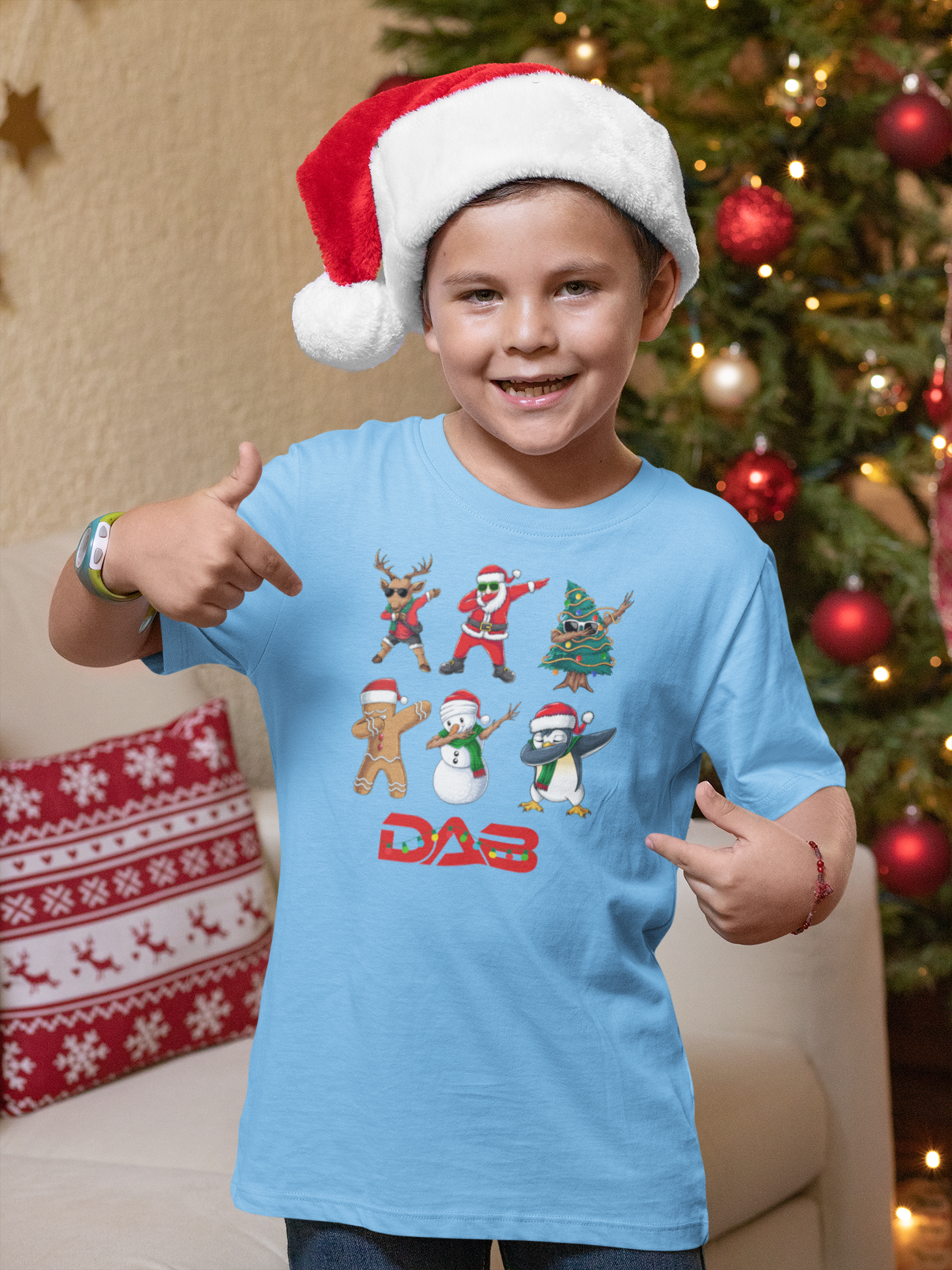 Dabbing Through the Holidays | Adult & Youth T-Shirts