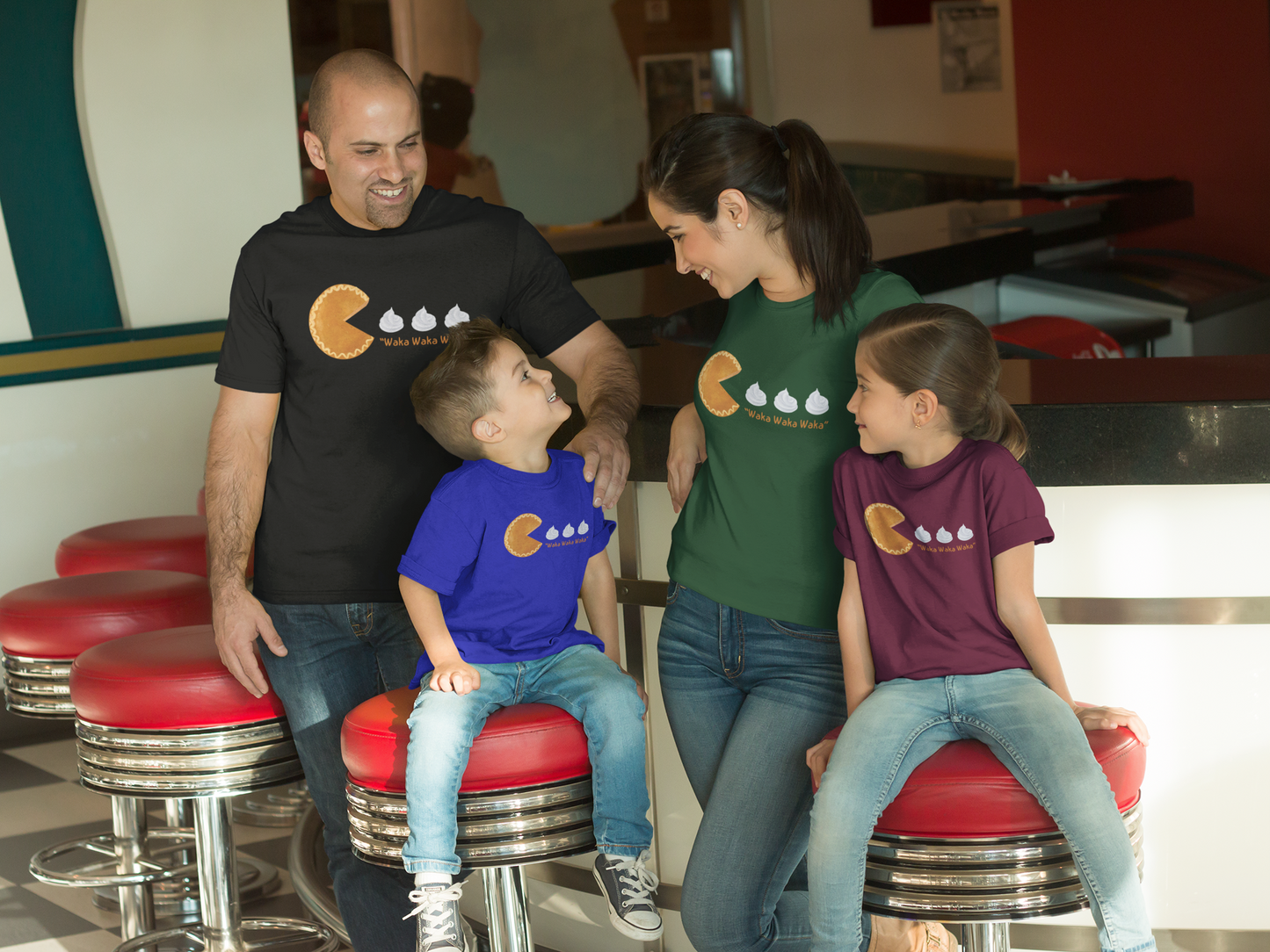 "Pumpkin Pie Pac-Man Delight" T-shirt | Adult & Youth Sizes