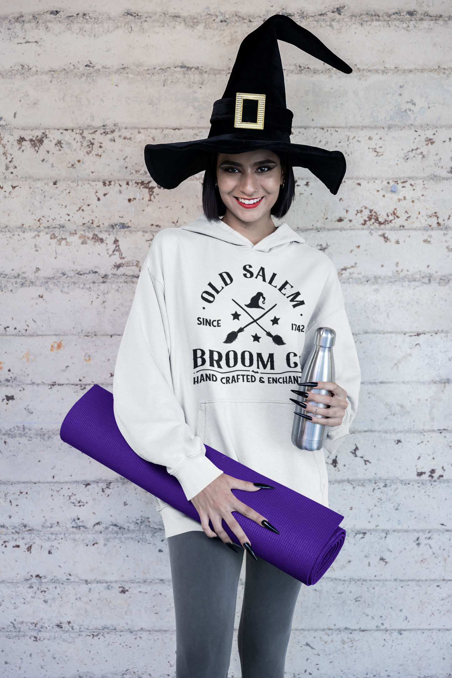 Halloween Old Salem Broom Co | Pullover Hoodie