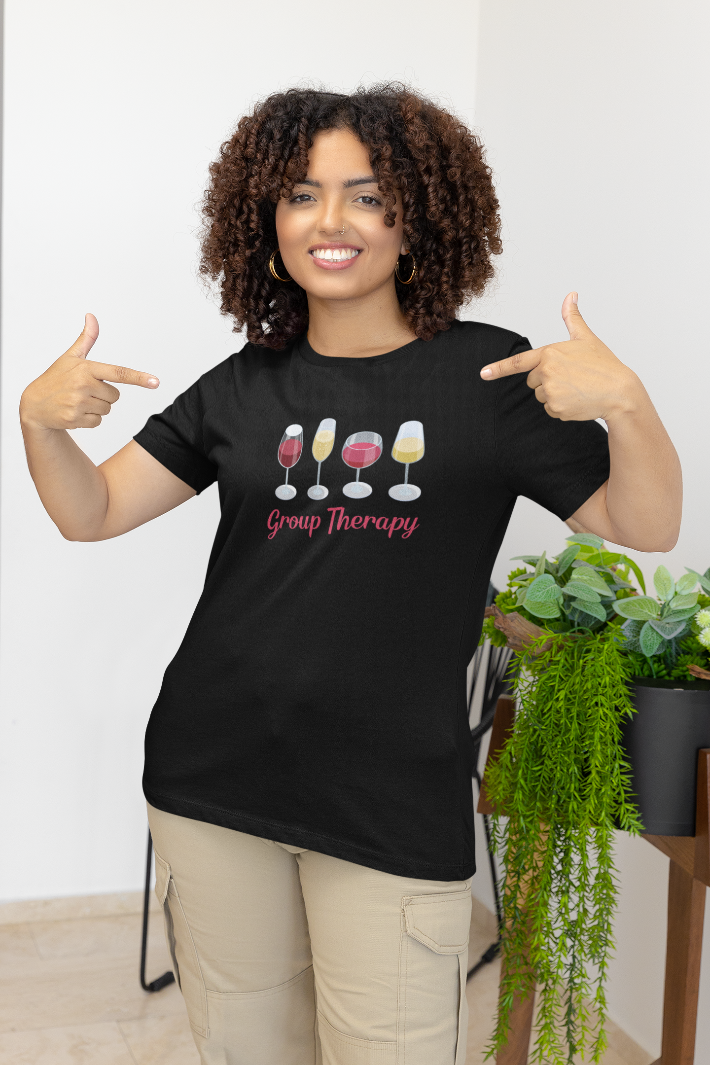 Wine is my Group Therapy - Women's Favorite Tee