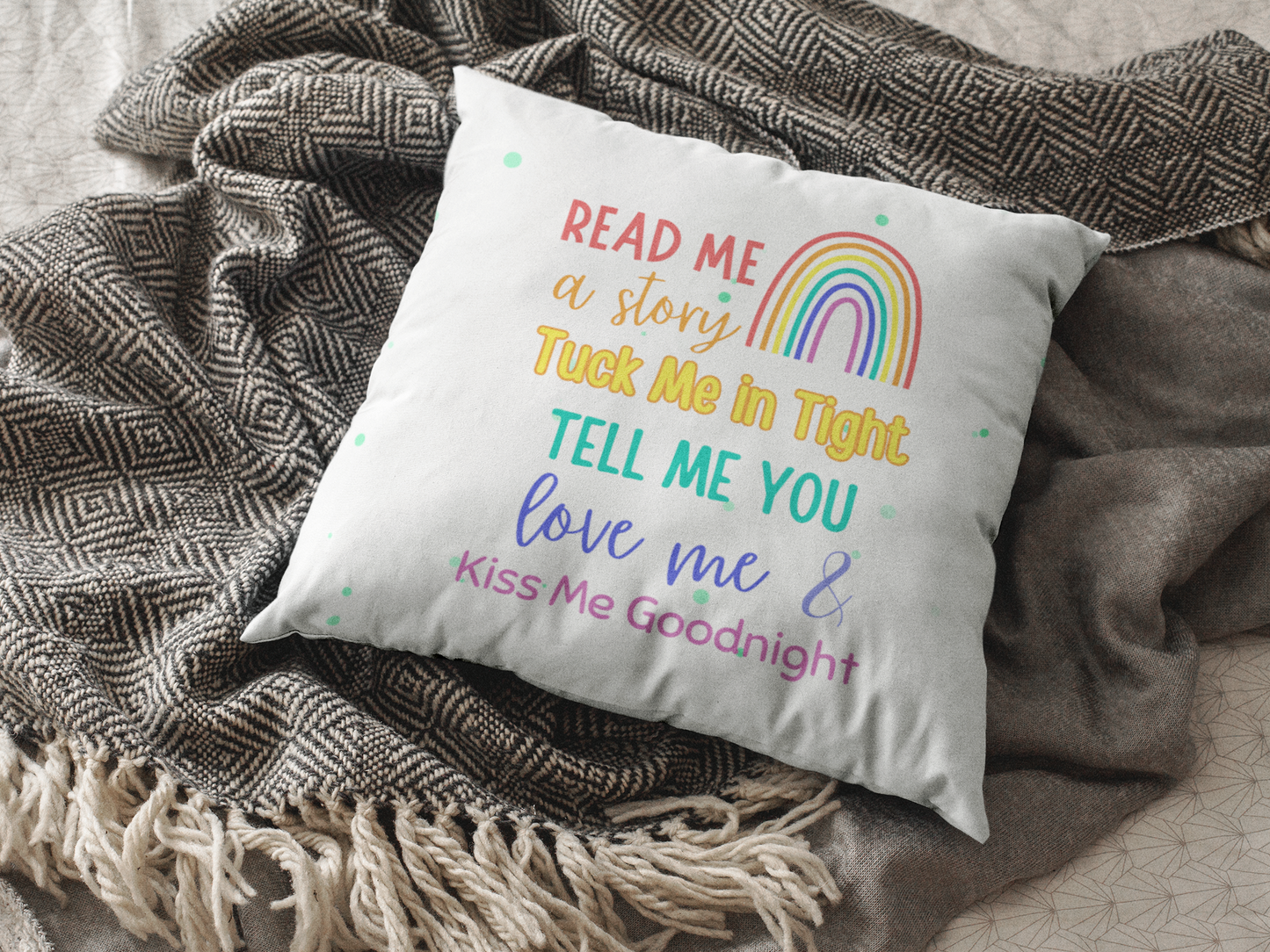 Kids "Bedtime Stories & Love" Collection [Blanket | Pillow | Canvas]