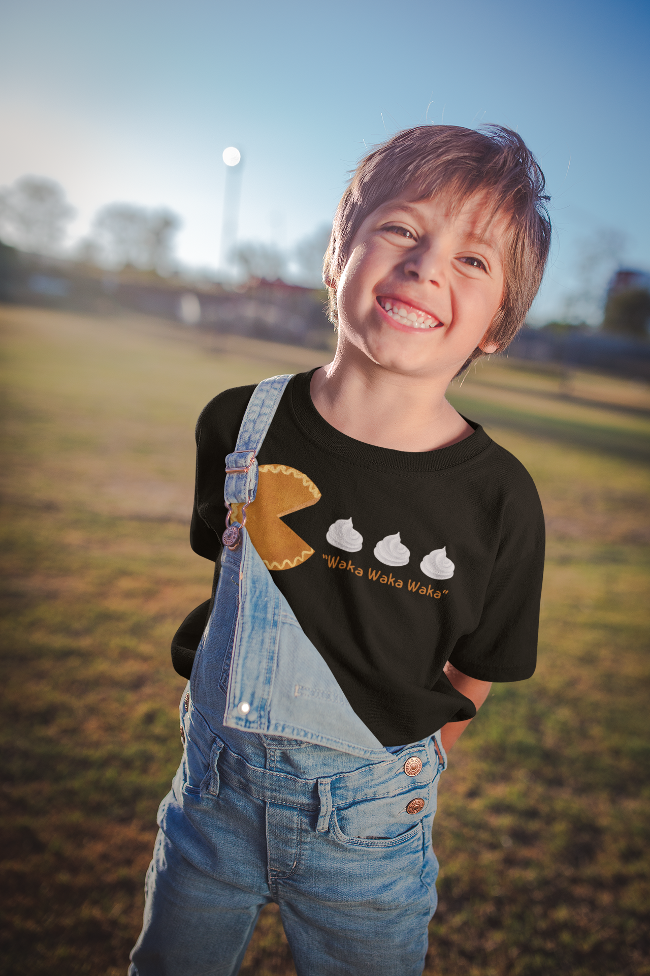 "Pumpkin Pie Pac-Man Delight" T-shirt | Adult & Youth Sizes