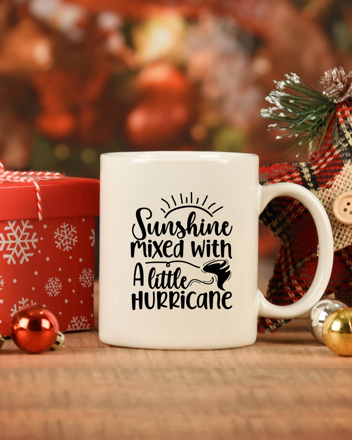 Sunshine mixed with a little hurricane | Coffee Mug or Travel Mug