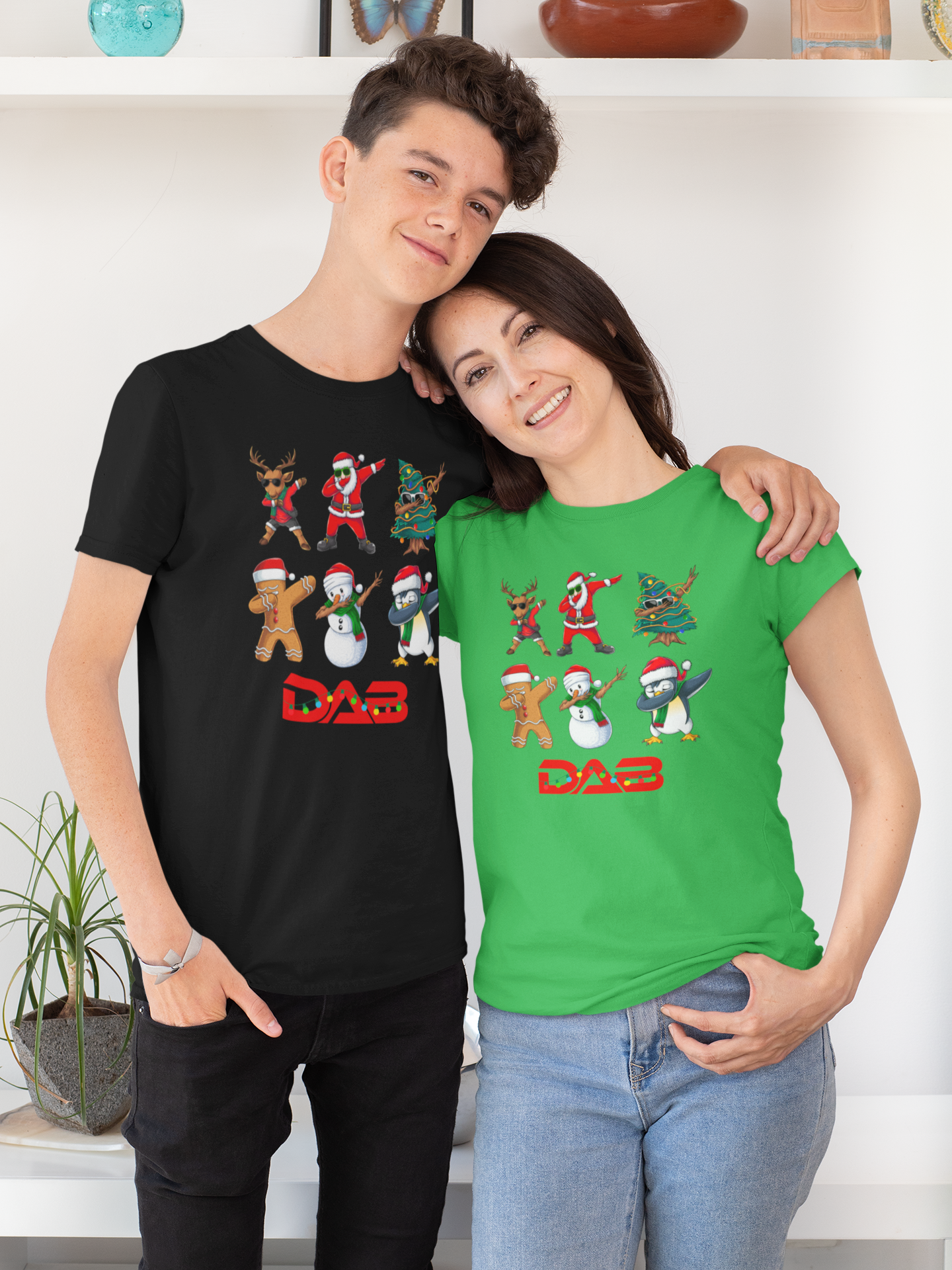 Dabbing Through the Holidays | Adult & Youth T-Shirts