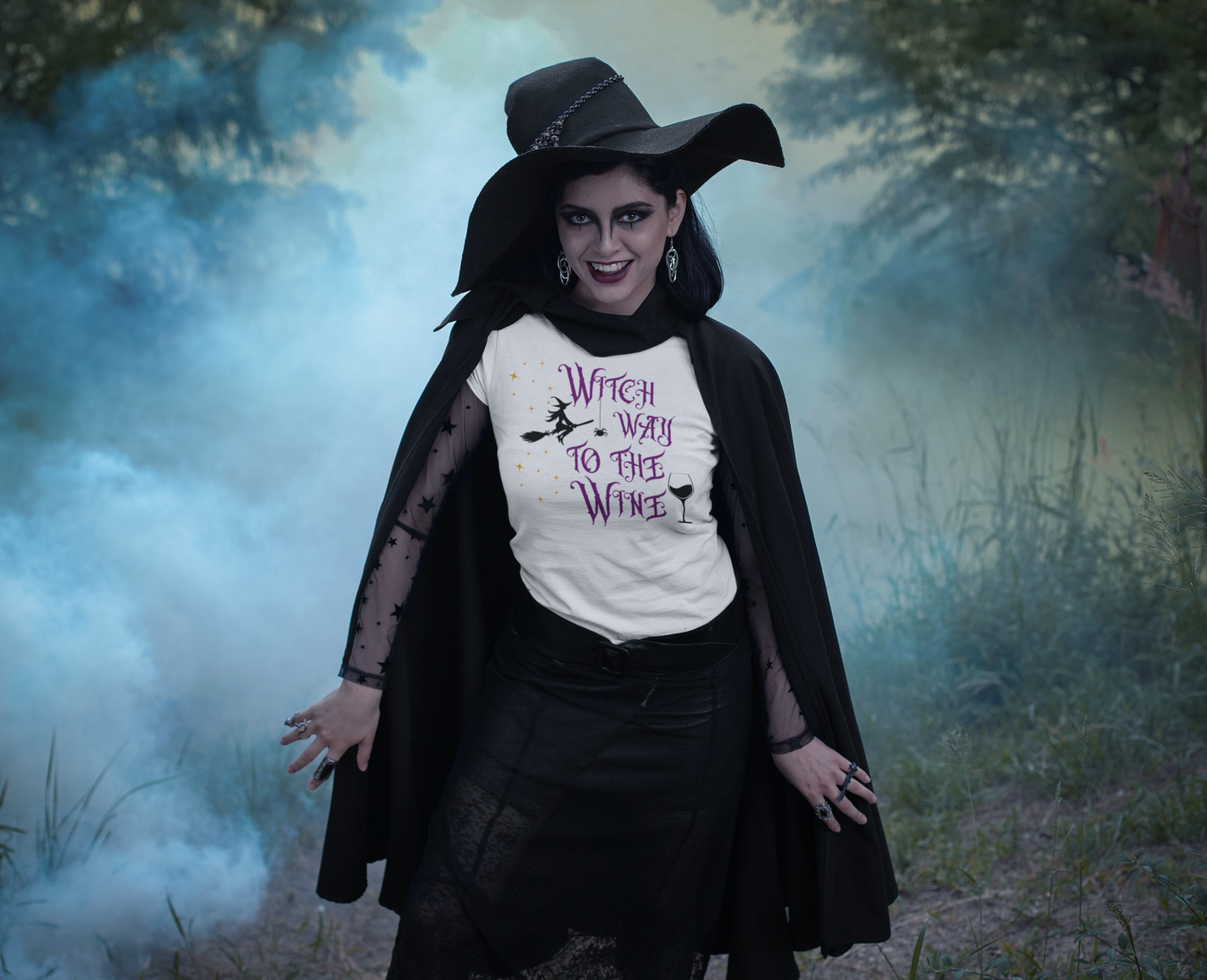 Witch Way to the Wine | Unisex Jersey Short-Sleeve T-Shirt