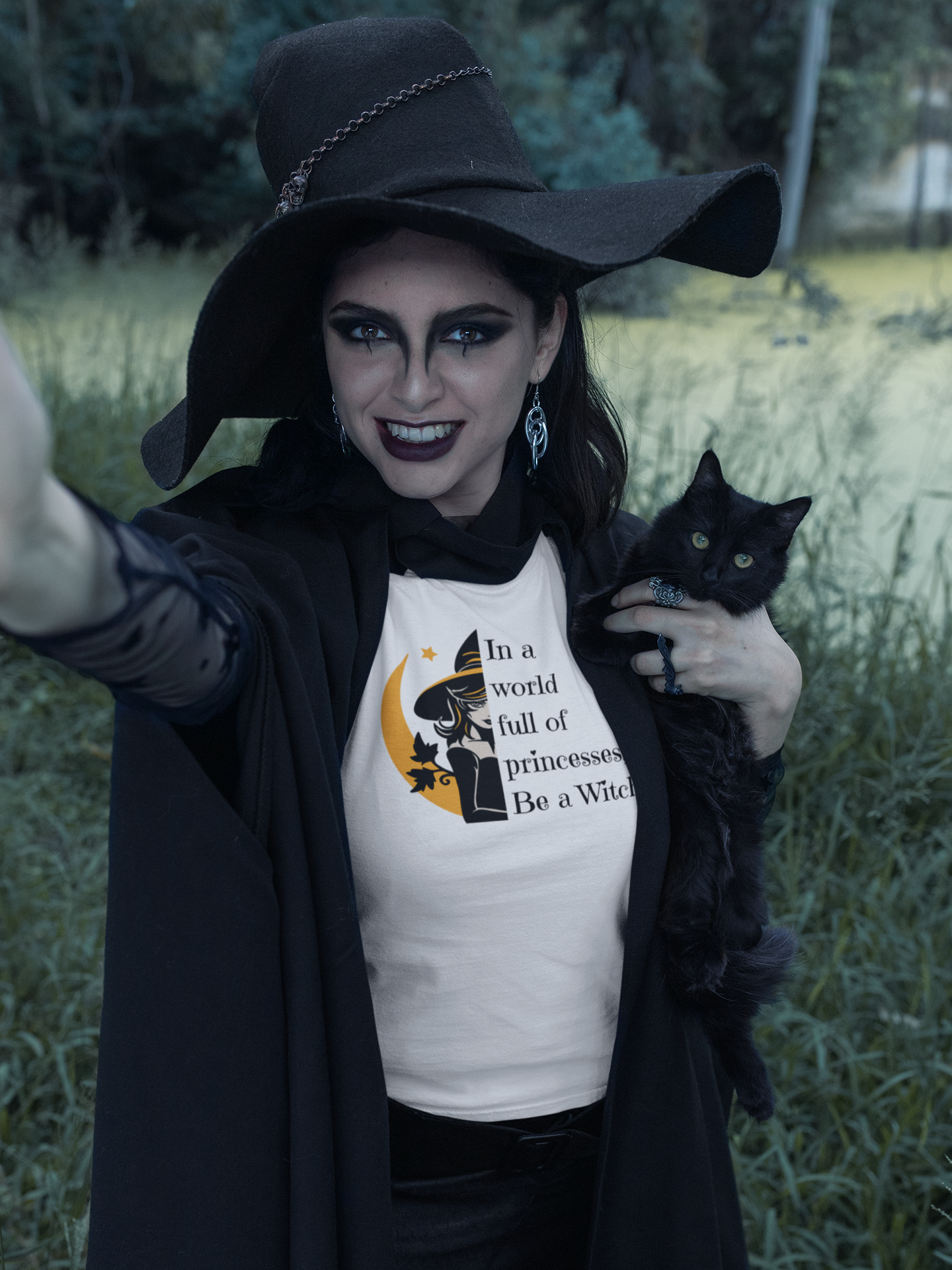 In a world full of princesses, Be a Witch In a World Full of Princesses Be A Witch | Unisex Jersey Short-Sleeve T-Shirt