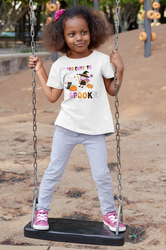 Too Cute To Spook | Toddler Jersey T-Shirt